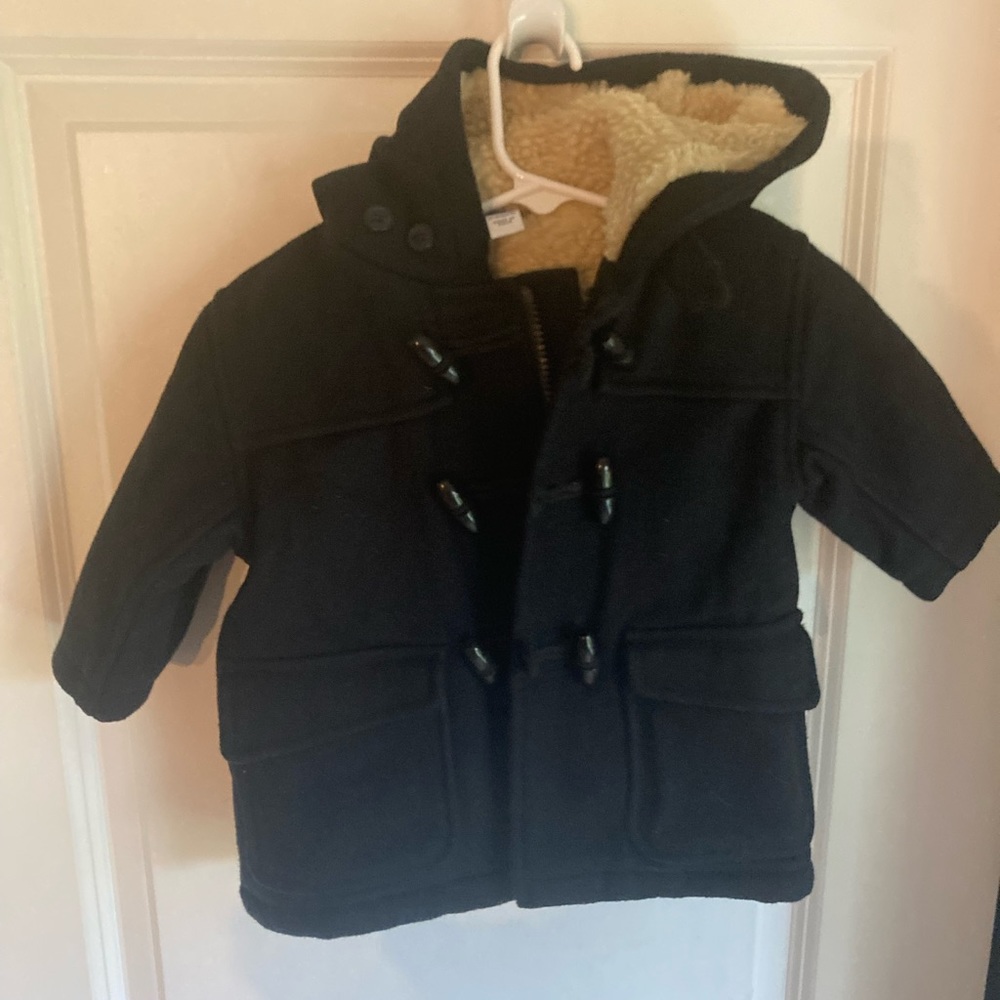 Sherpa lined pea coat